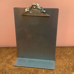 Free Standing Heavy-Duty Metal Clipboard Double Sided Stand, Table Top